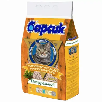 Барсик древесный наполнитель для кошек 