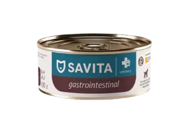 Savita vet Gastrointestinal консервы для взрослых собак при расстройствах пищеварения