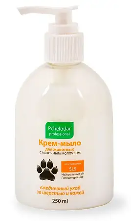 Купить pchelodar Крем-мыло для лап для кошек и собак с маточным молоком