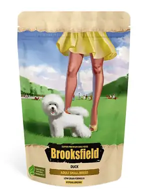 Brooksfield Low Grain Adult Dog Small Breed сухой корм для взрослых собак мелких пород с уткой и рисом